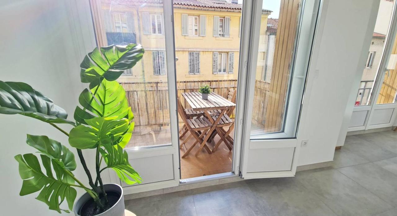 Maxbnb - T2 Balcon 50M2 - Climatise - Ouest - Toulon Eksteriør bilde